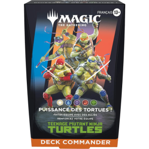 magic deck commander tortues ninja francais visuel produit