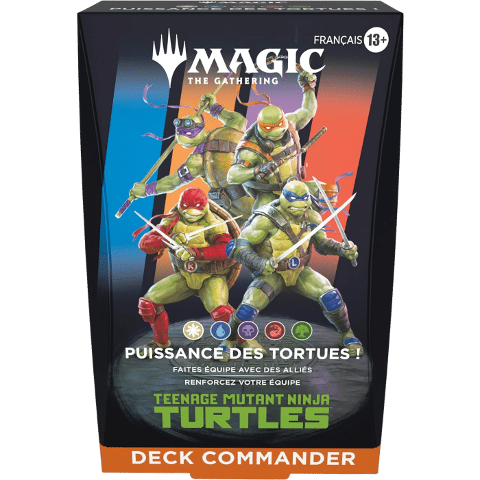 magic deck commander tortues ninja francais visuel produit