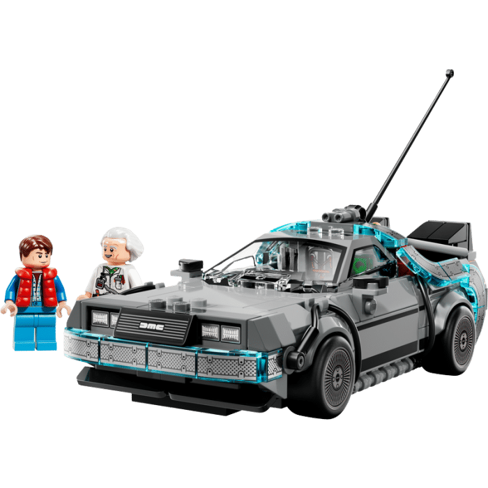 lego 77256 delorean retour vers le futur visuel produit