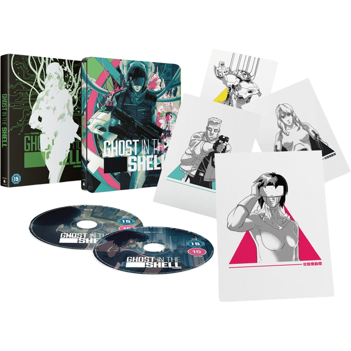 ghost in the shell 4k steelbook edition 30e anniversaire noir visuel produit