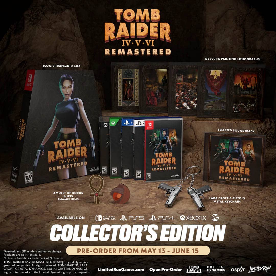 Tomb Raider 4 5 6 Remastered contenu LRG