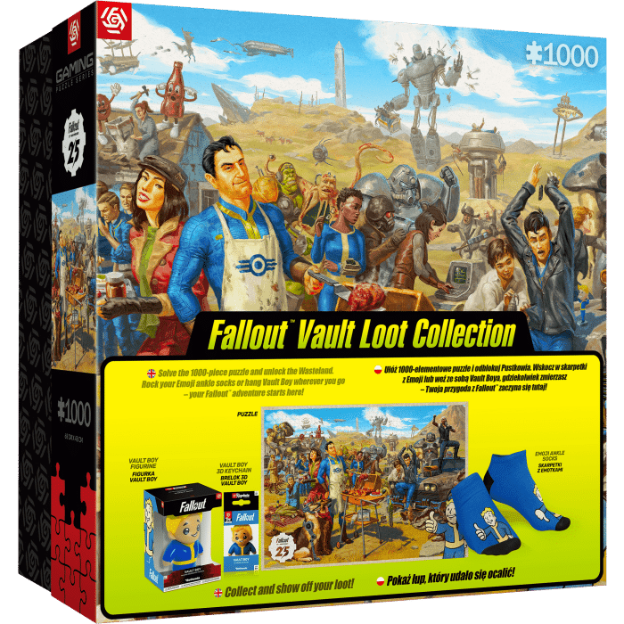 fallout vault loot collection visuel produit