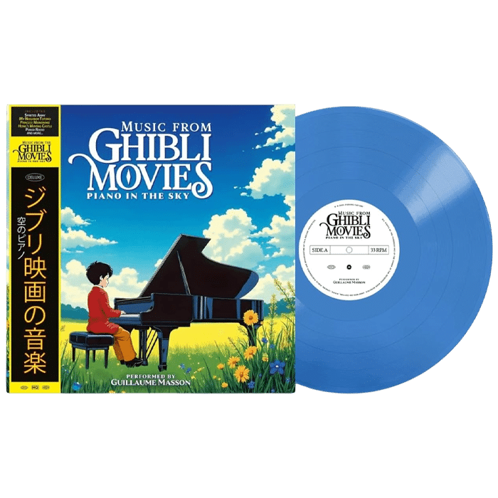vinyle films ghibli piano in the sky visuel produit