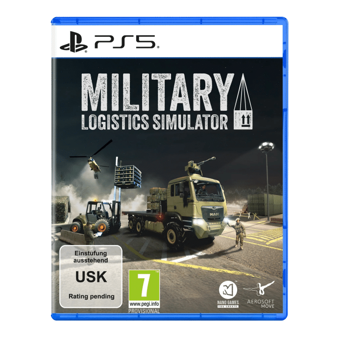 military logistics simulator sur ps5 visuel produit