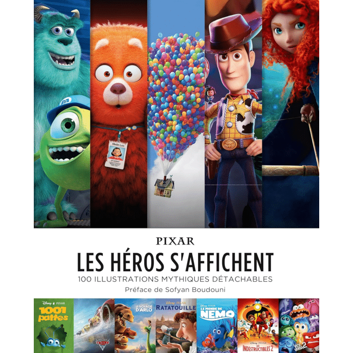 artbook pixar heros visuel produit
