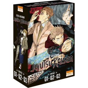 jujutsu kaisen coffret tome 1 a 3 2025 visuel produit