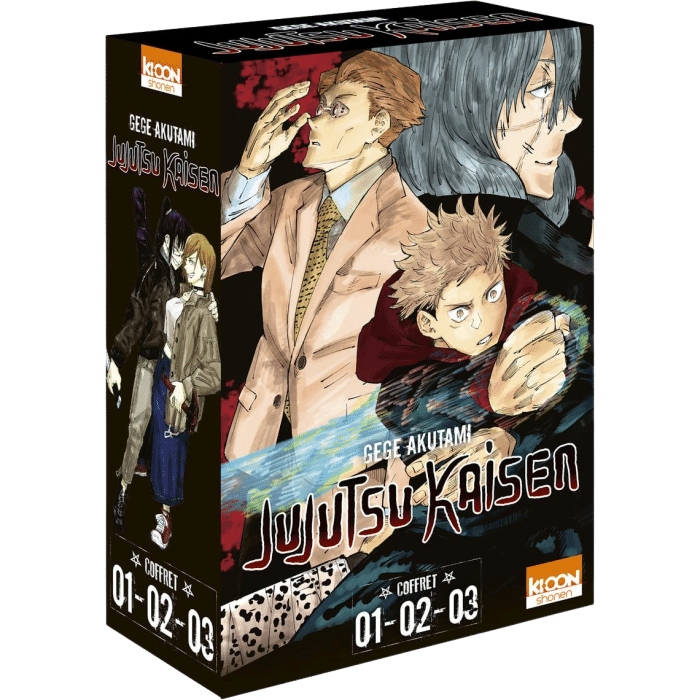 jujutsu kaisen coffret tome 1 a 3 2025 visuel produit