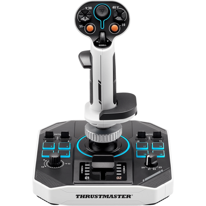 thrustmaster sol r 1 flightstick pc visuel produit
