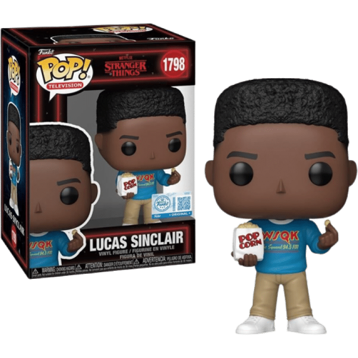 funko pop stranger things lucas sinclair visuel produit