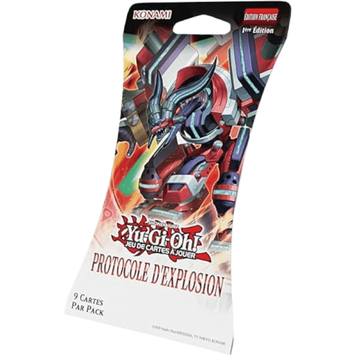 booster yu gi oh protocole dexplosion visuel produit