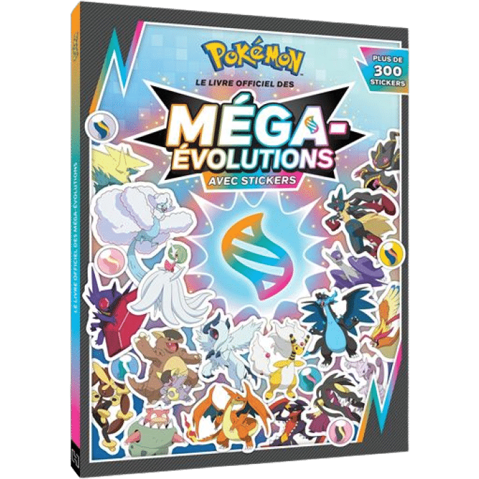 pokedex en stickers pokemon mega evolution visuel produit