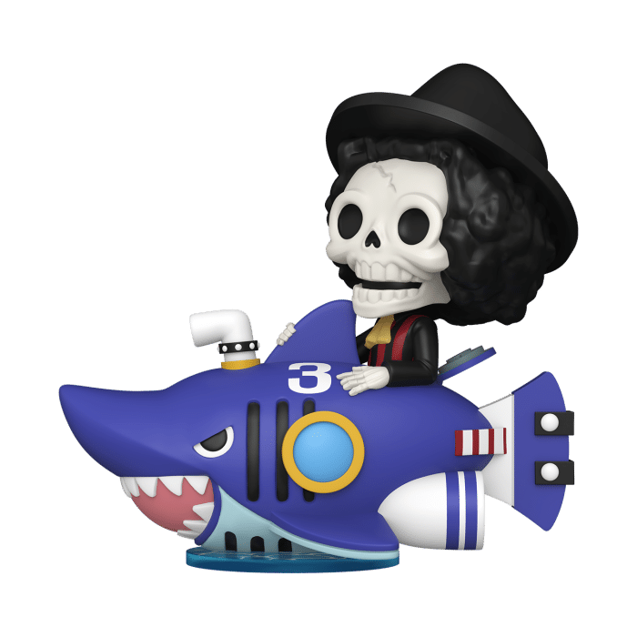 funko pop one piece deluxe brook with shark submerge visuel produit