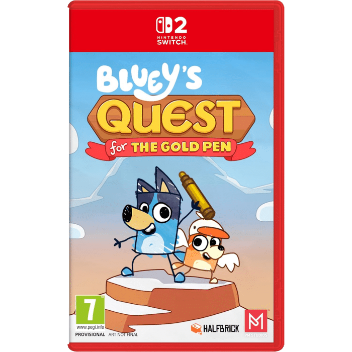 bluey quests for the gold pen switch 2 visuel produit