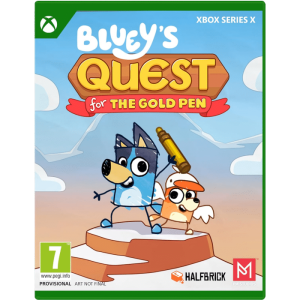 bluey quests for the gold pen xbox visuel produit