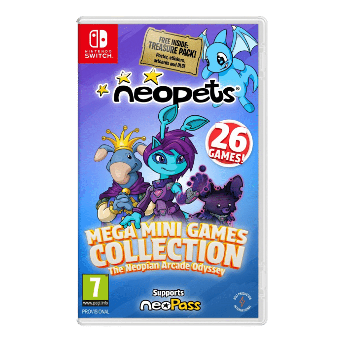 neopets mega mini games collection day 1 sur switch visuel produit