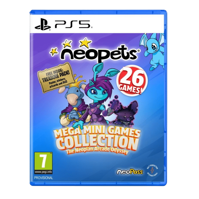 neopets mega mini games day 1 edition sur ps5 visuel produit