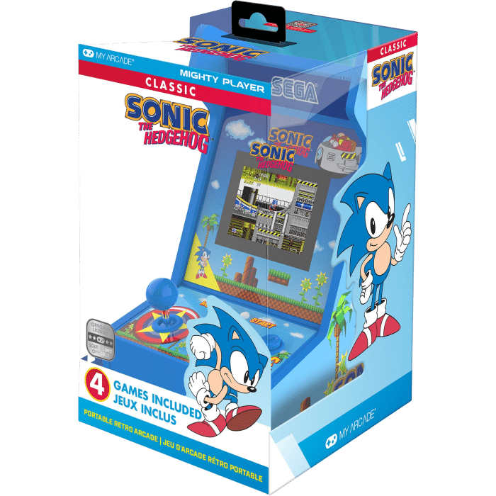 sonic the hedgehog my arcade mighty player visuel produit