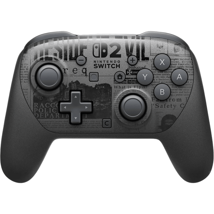 manette pro switch 2 resident evil 9 requiem visuel produit