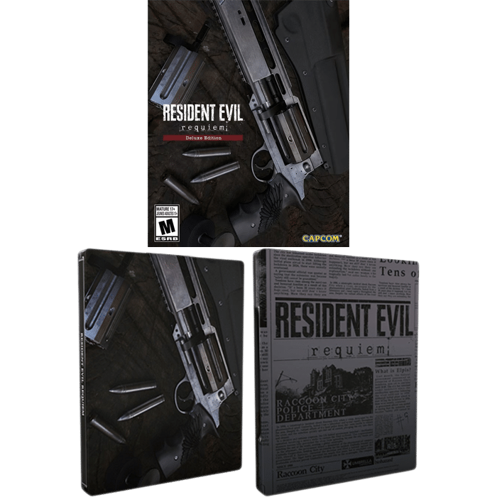 resident evil 9 requiem edition deluxe steelbook pc visuel produit