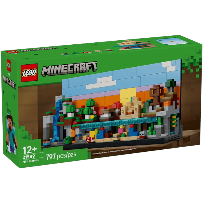 visuel produit LEGO 21589 Minecraft Mini Biomes