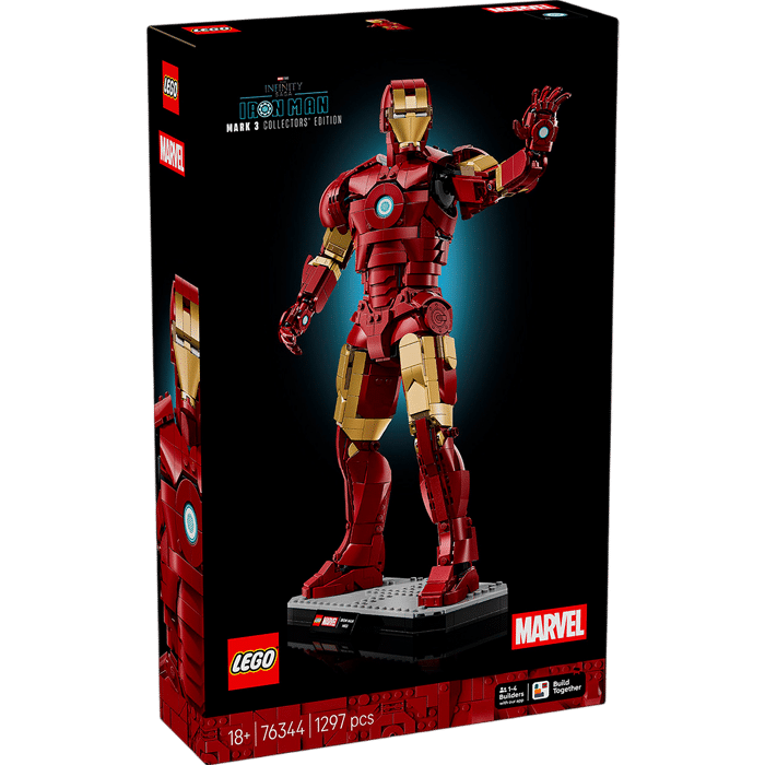 lego 76216 iron man mark 3 edition collector visuel produit