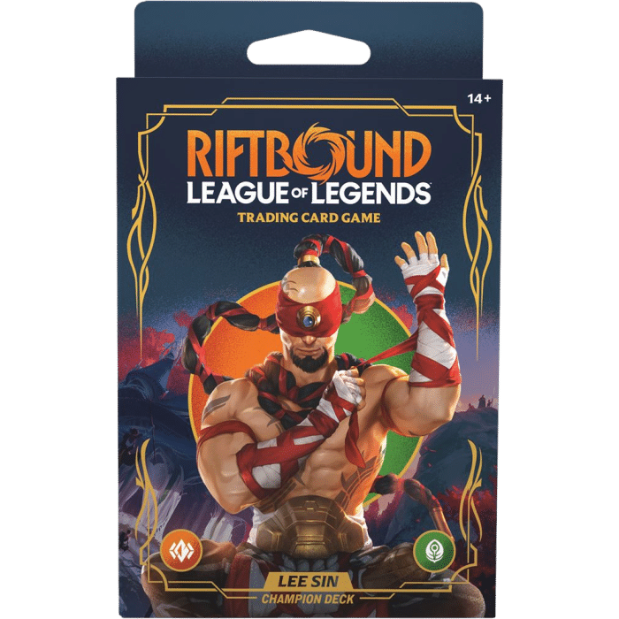 cartes league of legends riftbound set 1 lee sin visuel produit
