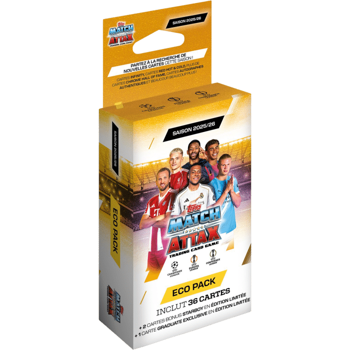 eco pack ligue des champions match attax visuel produit