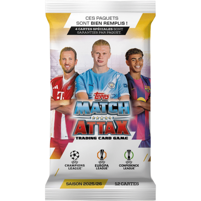 booster ligue des champions match attax visuel produit