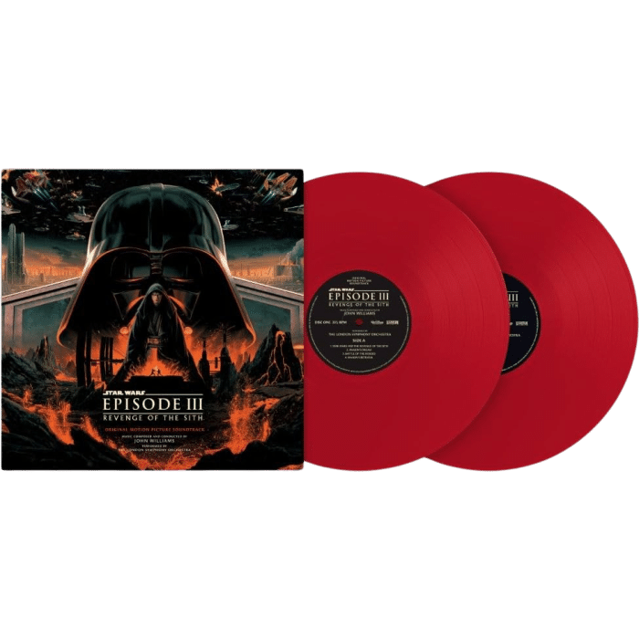 vinyles rouges star wars revenge of the sith visuel produit