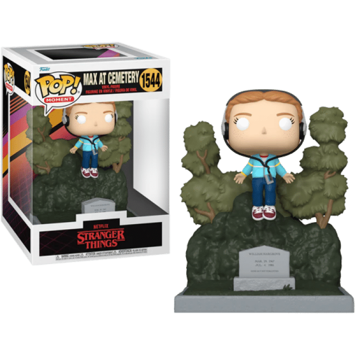 funko pop stranger things max au cimetiere visuel produit