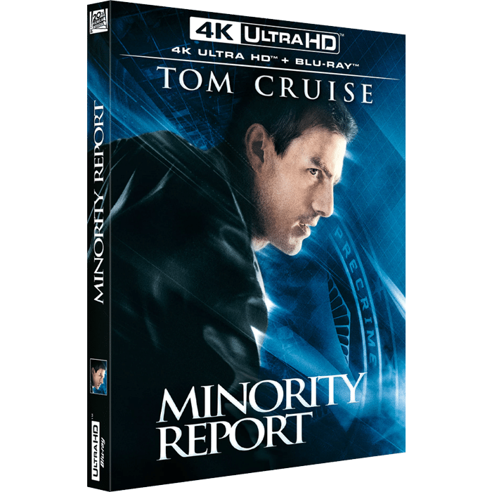 minority report blu ray 4k visuel produit