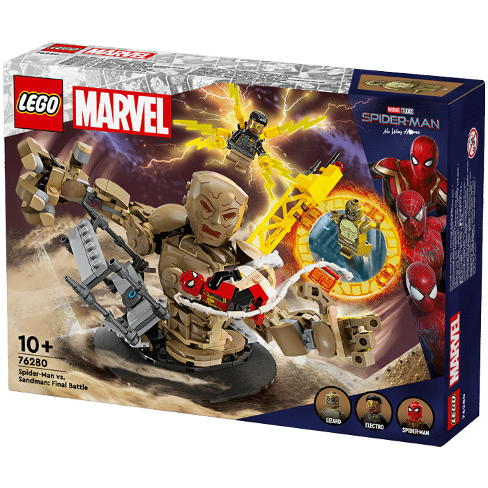 lego 76280 spider man contre lhomme sable visuel produit