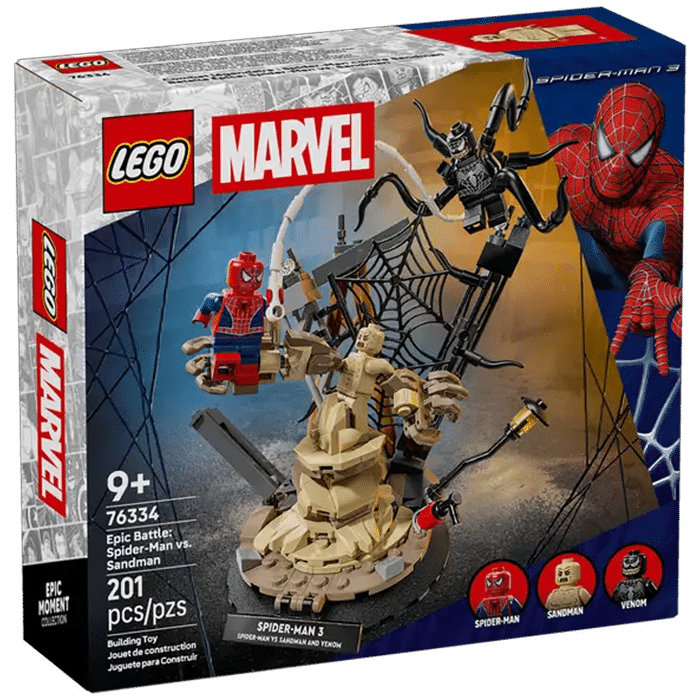 lego 76334 le combat spider man sandman visuel produit