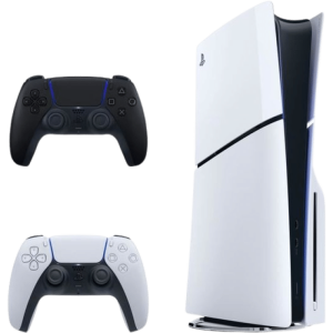 console ps5 slim avec 2eme manette midnight black visuel produit