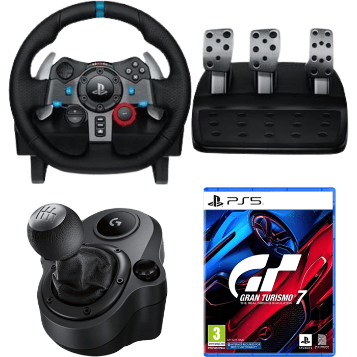 pack logitech g29 shifter gran turismo 7 ps5 visuel produit