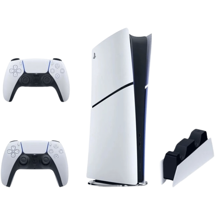 ps5 slim digital 2eme manette chargeur visuel produit