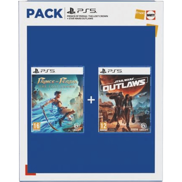 pack star wars outlaws et prince of persia sur ps5 visuel produit