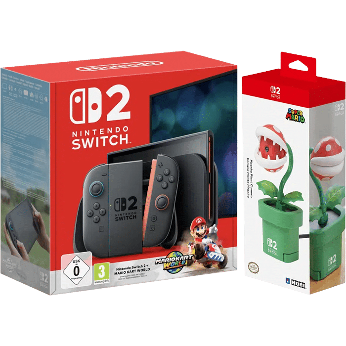 pack switch 2 mario kart world pack camera plante piranha visuel produit