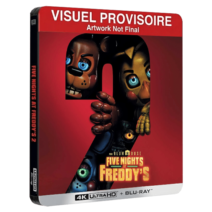 five nights at freddy's 2 4k steelbook provisoire produit