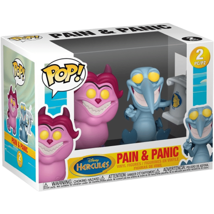 funko pop disney hercules panic pain 2 pack visuel produit