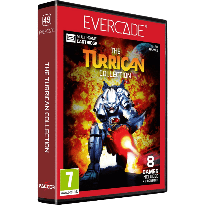 turrican collection sur evercade visuel produit