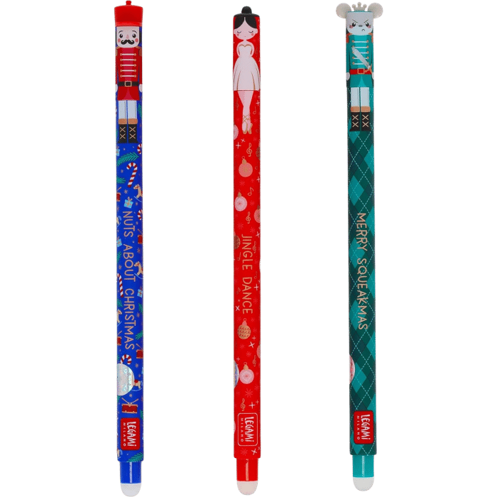 legami lot 3 stylos gel effacables noel visuel produit
