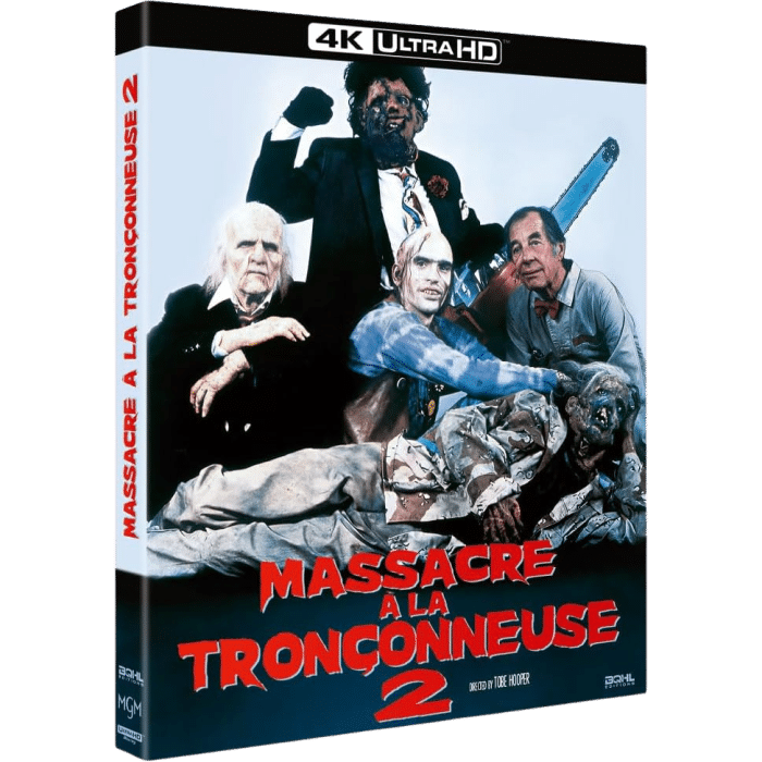 massacre a la tronconneuse 2 blu ray 4k visuel produit
