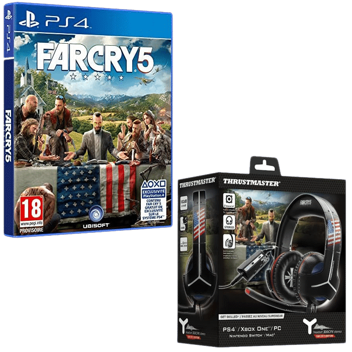 far cry 5 ps4 + casque