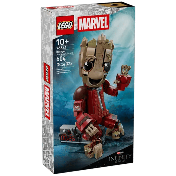 visuel produit lego 76341 groot en tenue de ravageur