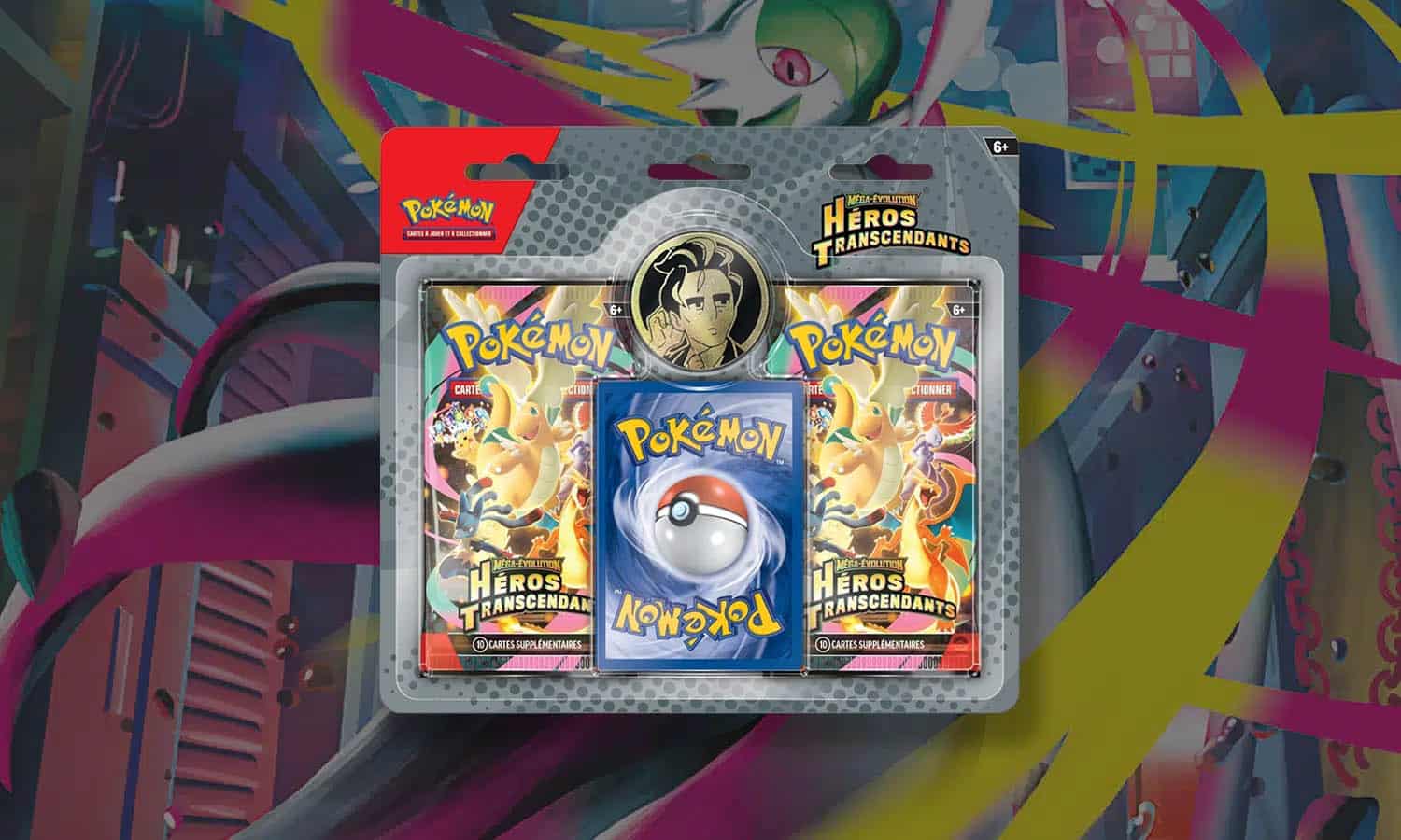 SLIDER Pack 2 Boosters ME2.5 avec Pièce Larry Héros Transcendants