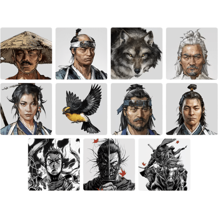 Avatars Ghost of Yotei Tsushima offerts produit