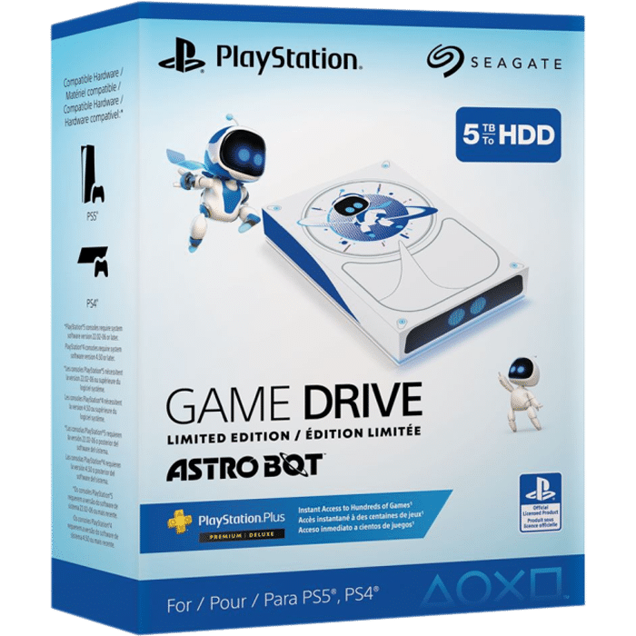 disque dur externe 5to astro bot visuel produit