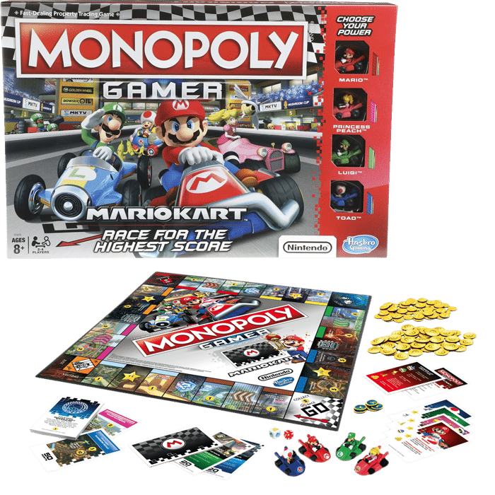 monopoly mario kart