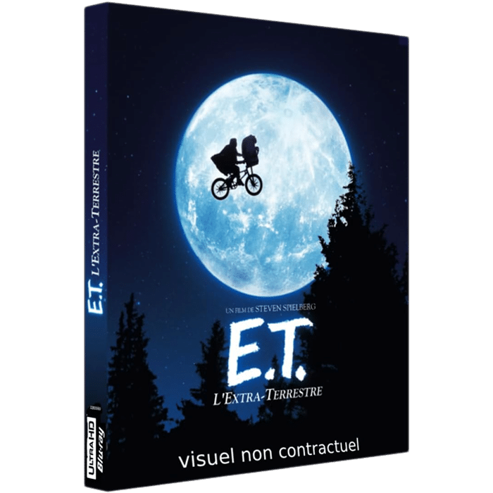 E.T. L'extra-terrestre Blu Ray 4K provisoire prduit